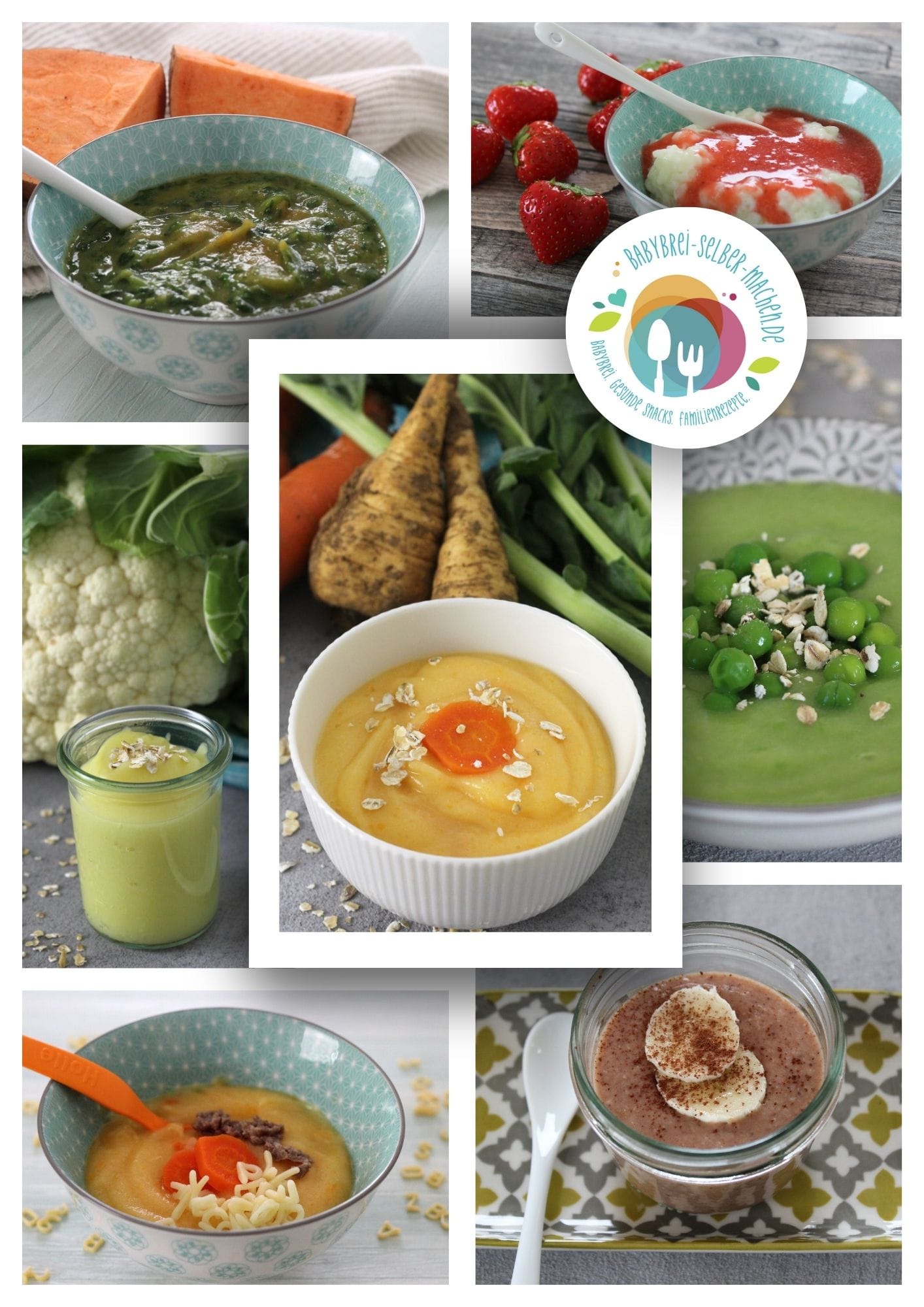 Set Rezeptbüchlein 50 Babybrei-Rezepte + eBook