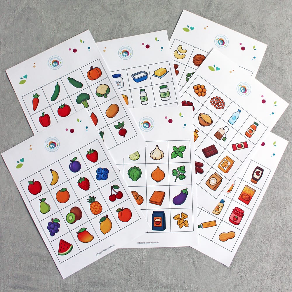 Einkaufsliste für Kinder