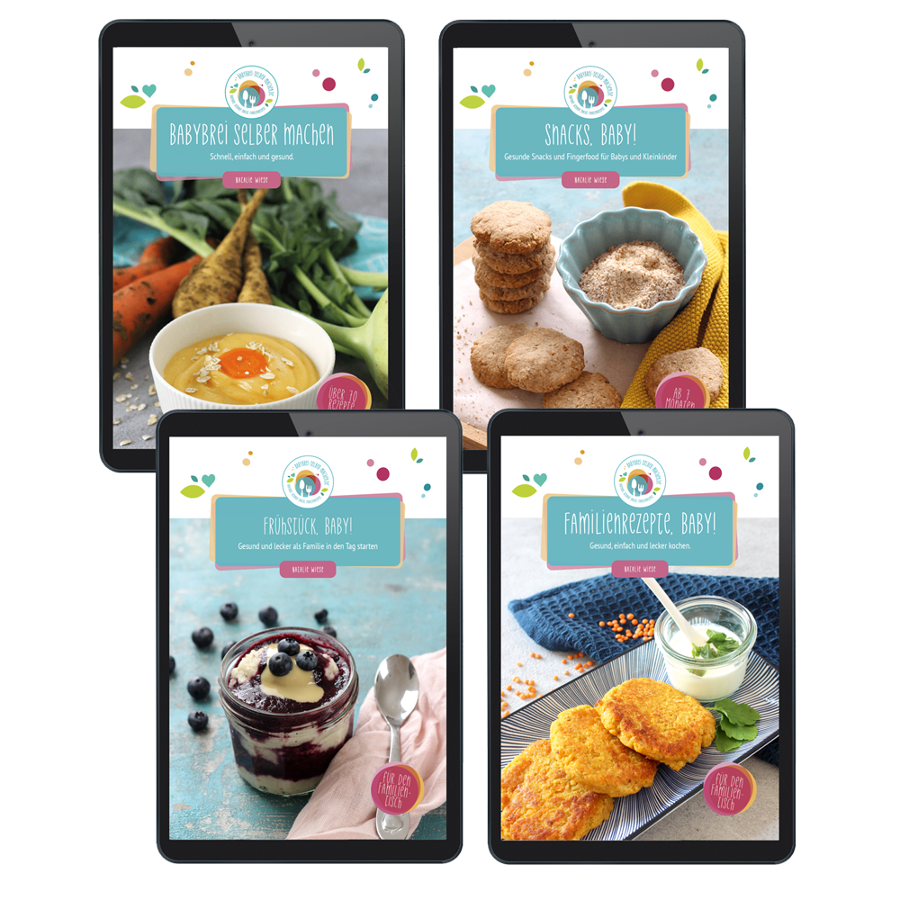 "Komplettpaket" mit 4 eBooks von Babybrei bis zum Familientisch zum Sparpreis (als PDF-Dateien)