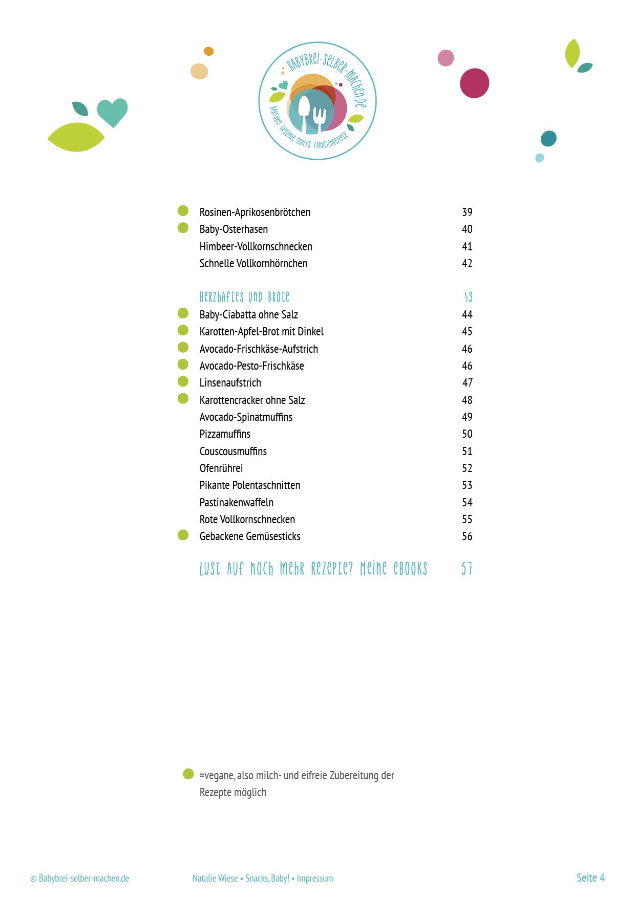 eBook "Snacks Baby!" als PDF-Datei