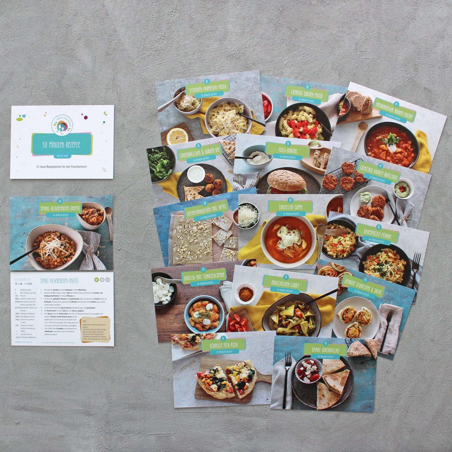 Rezeptkarten-Set 30-Minuten-Rezepte