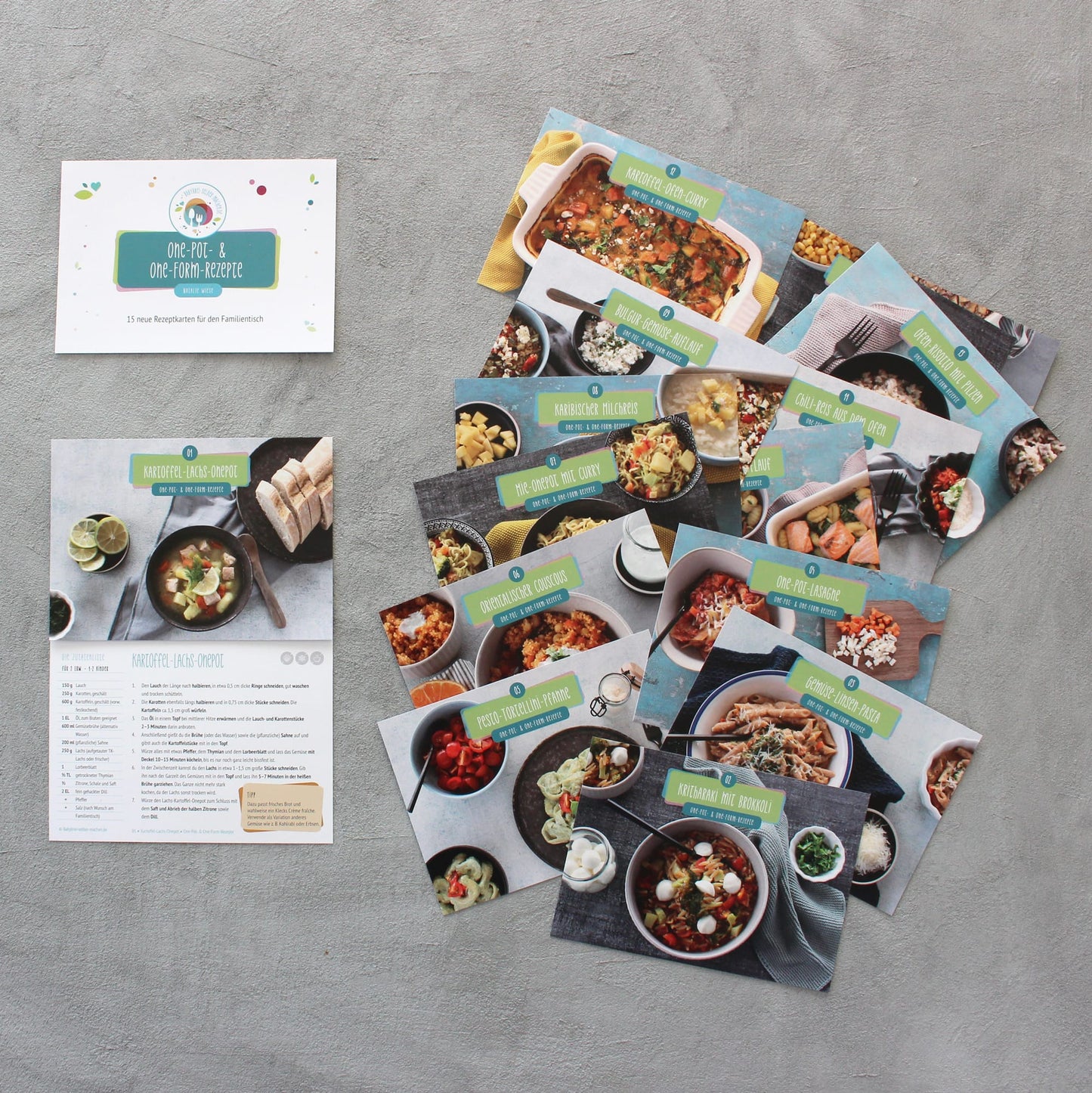 Rezeptkarten-Set One-Pot- & One-Form