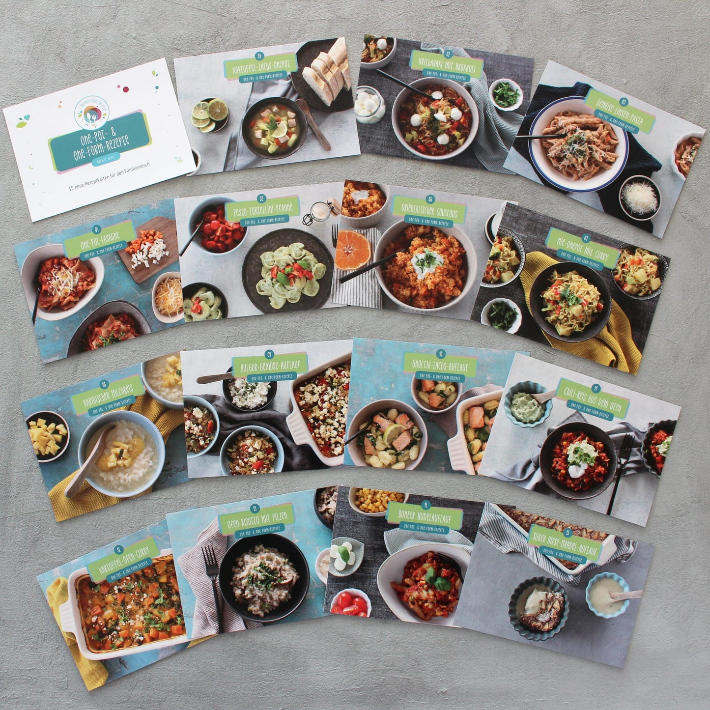 Rezeptkarten-Set One-Pot- & One-Form
