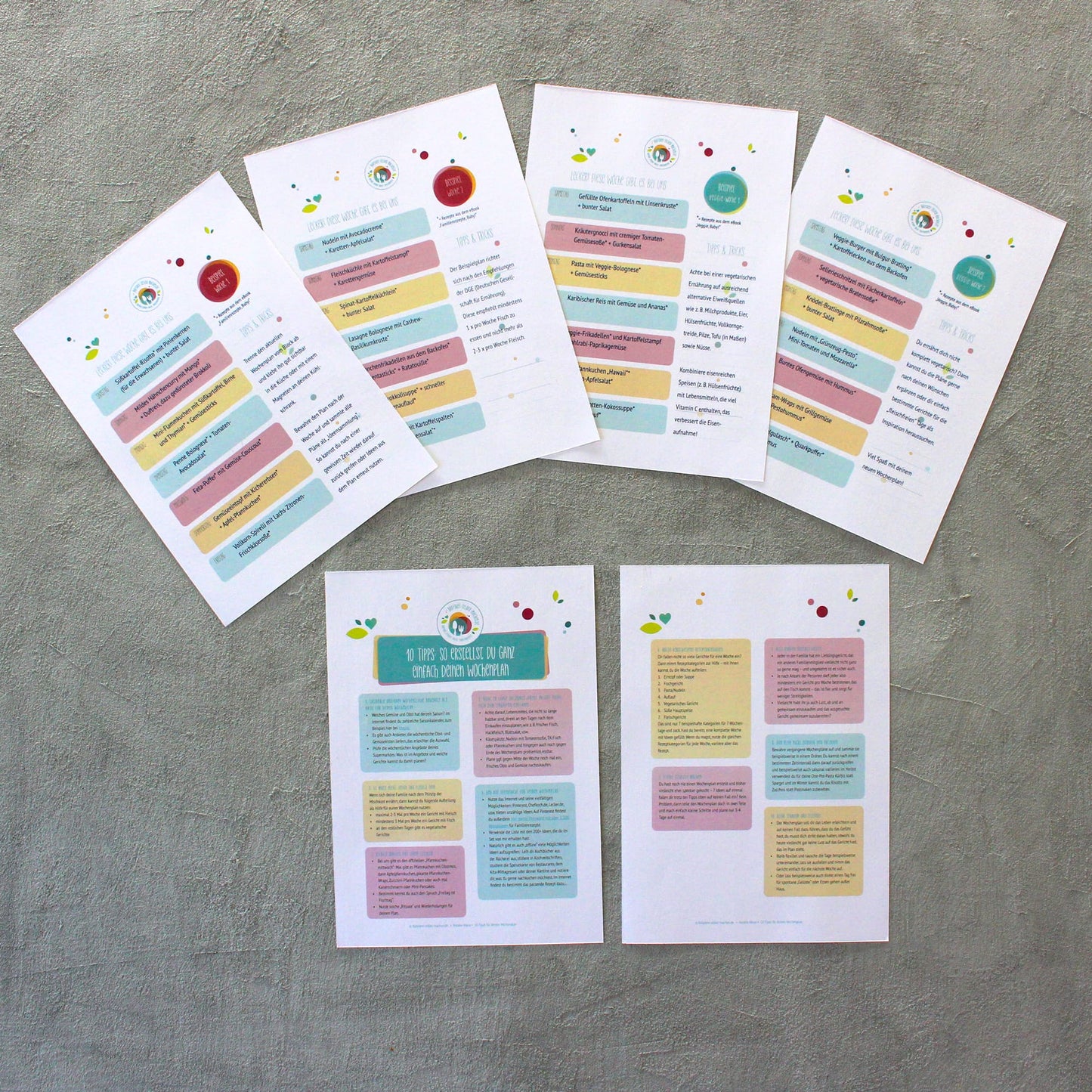 Stressfrei-Wochenplan