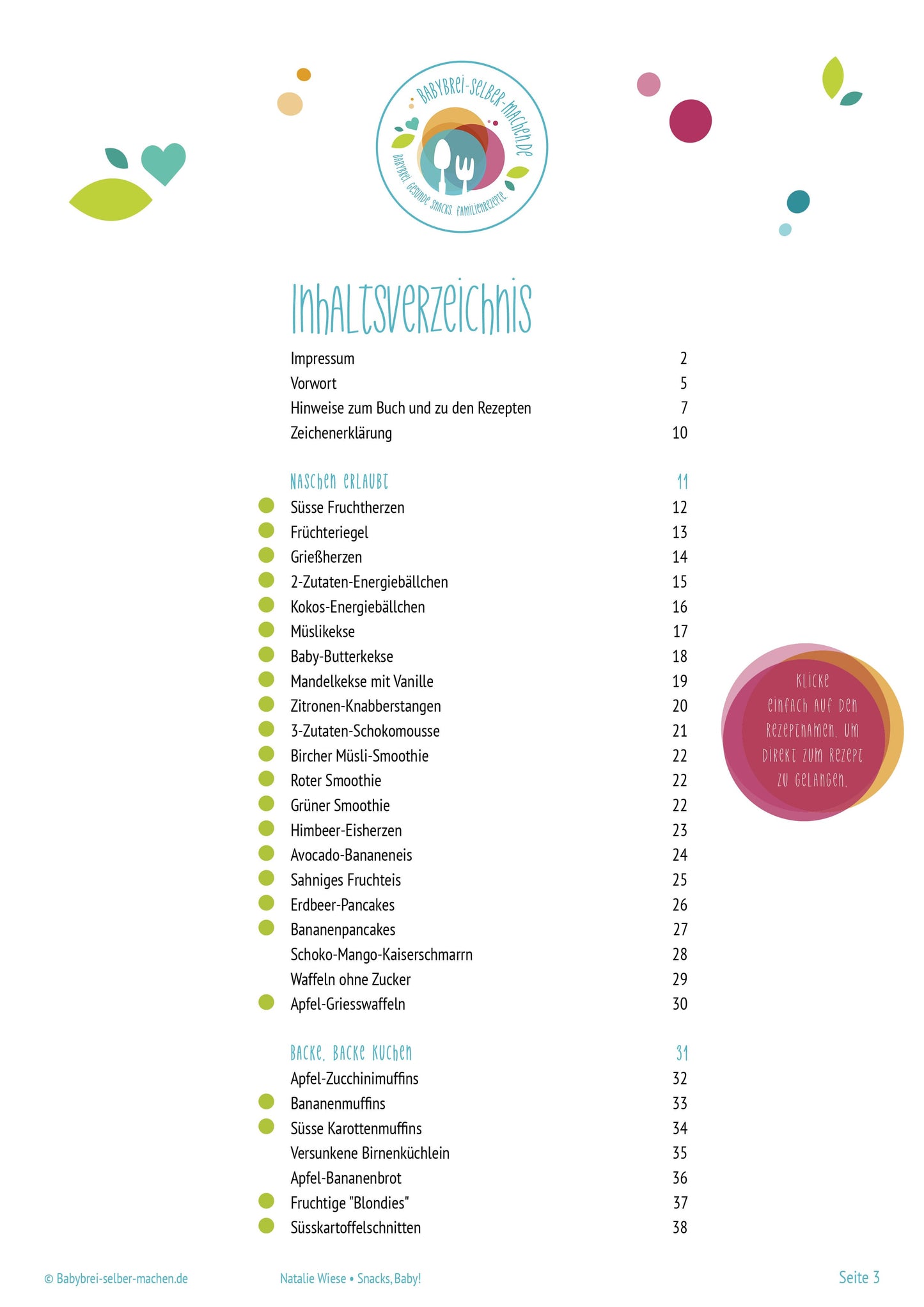 eBook "Snacks Baby!" als PDF-Datei